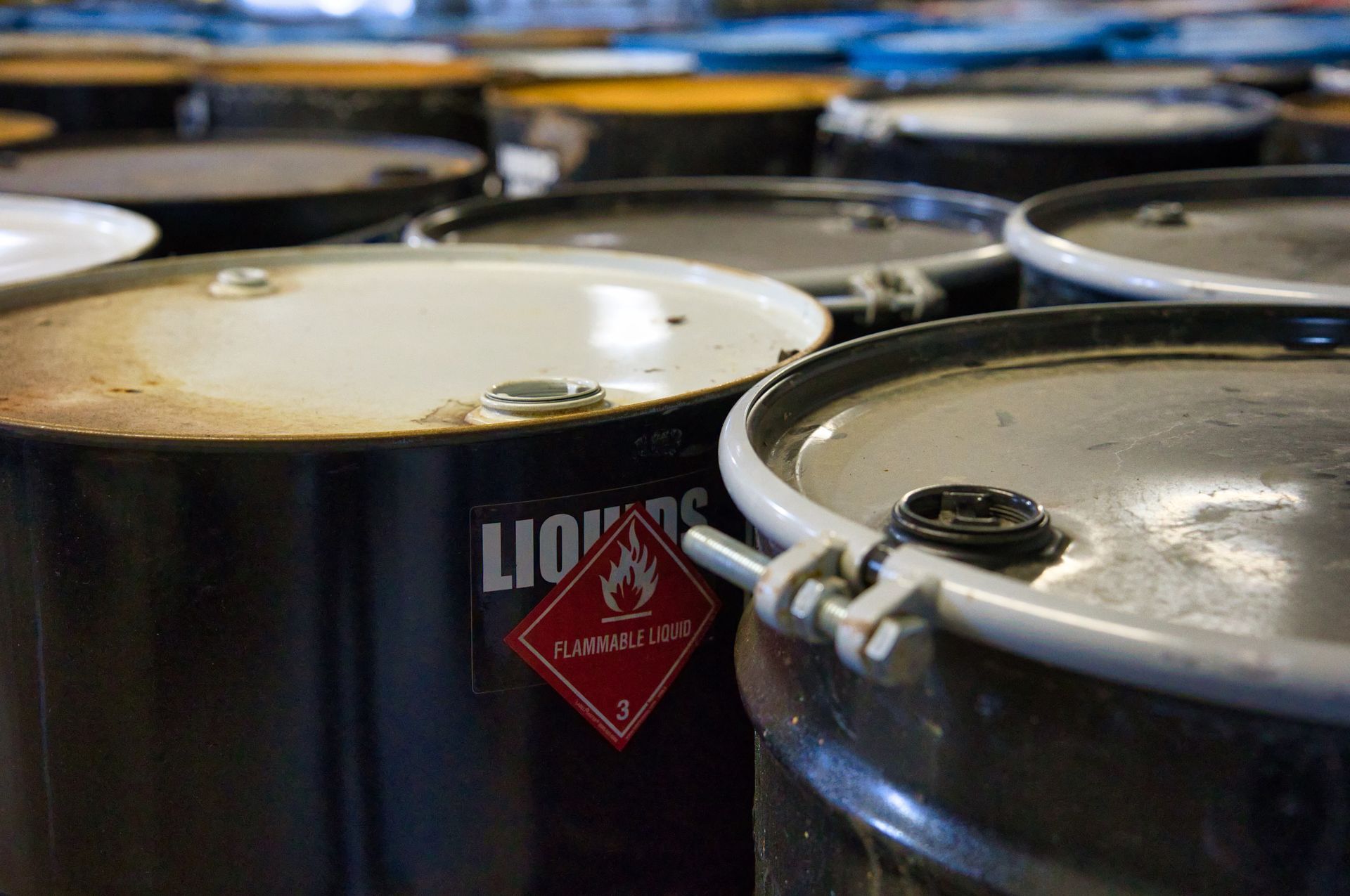 Central Ohio Oil team performing environmental waste management operations